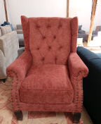 1 Seater Wingback Chairs with Spring Cushions & Fibre Pillows  | Available in Kenya