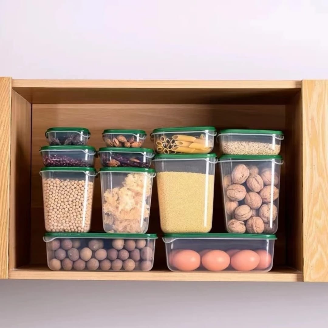 17pcs Crisper Food Storage Containers