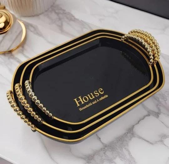 3 pcs house tray acrylic