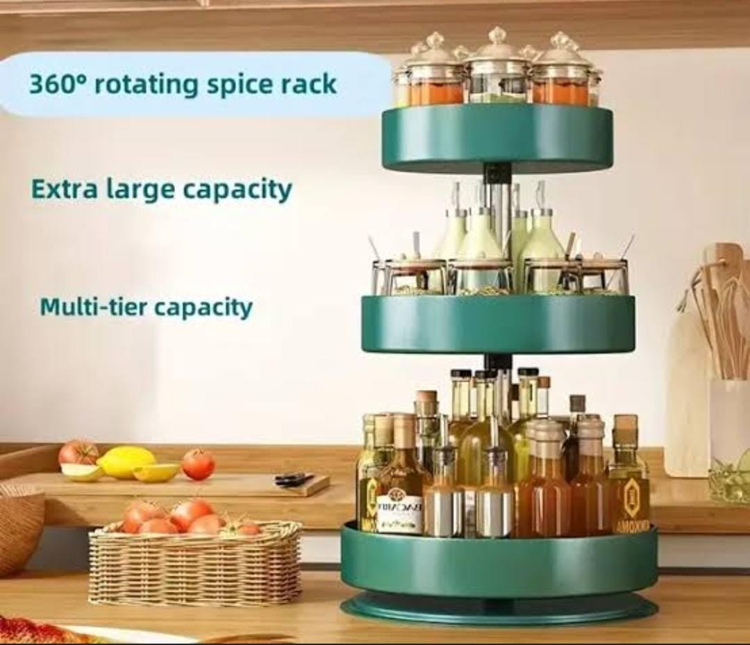 3 Tier rotating shelving