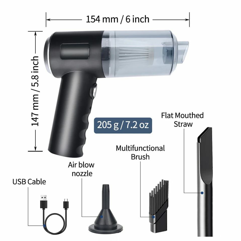 3in1 handheld Wireless Car/Home Vacuum Cleaner product image 4