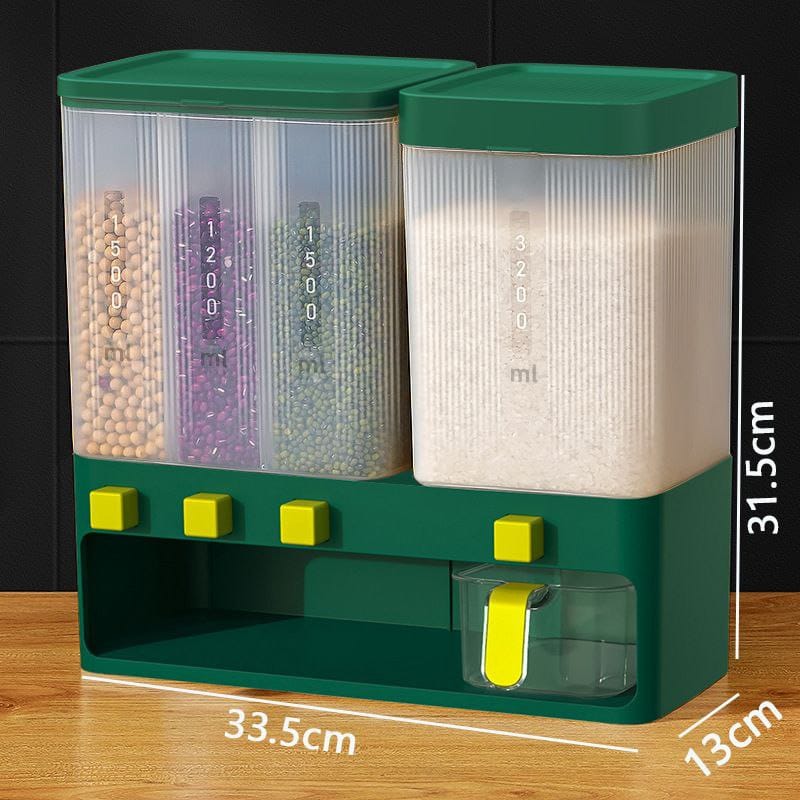 4 compartment cereals dispenser product image 2
