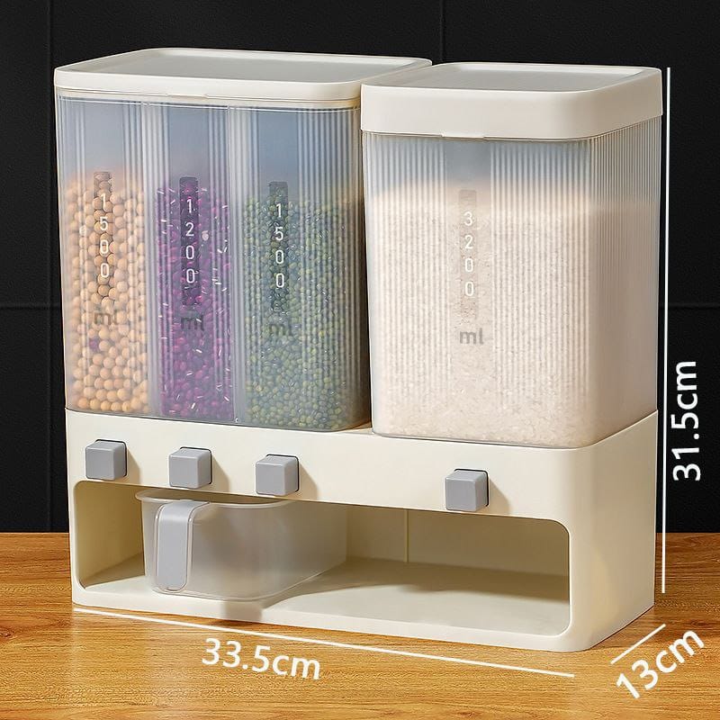 4 compartment cereals dispenser product image 5