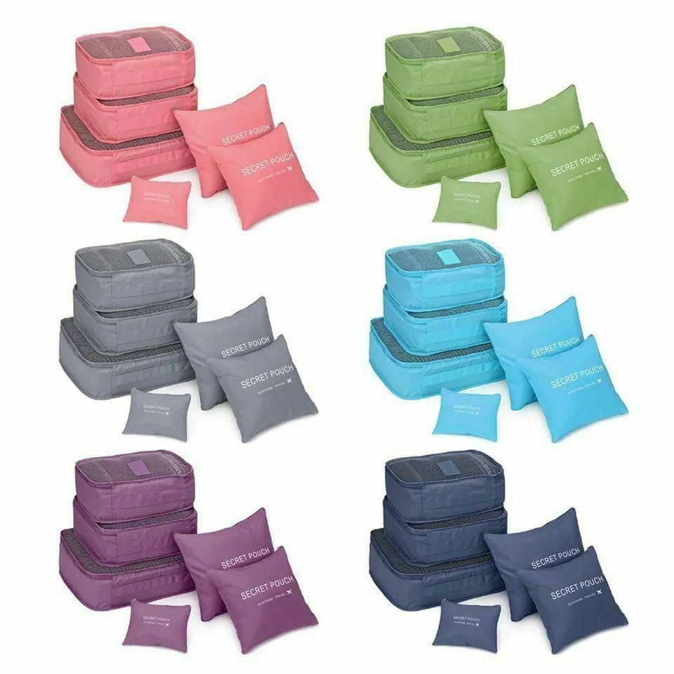 6pcs Luggage Travel Organizers For Suitcase