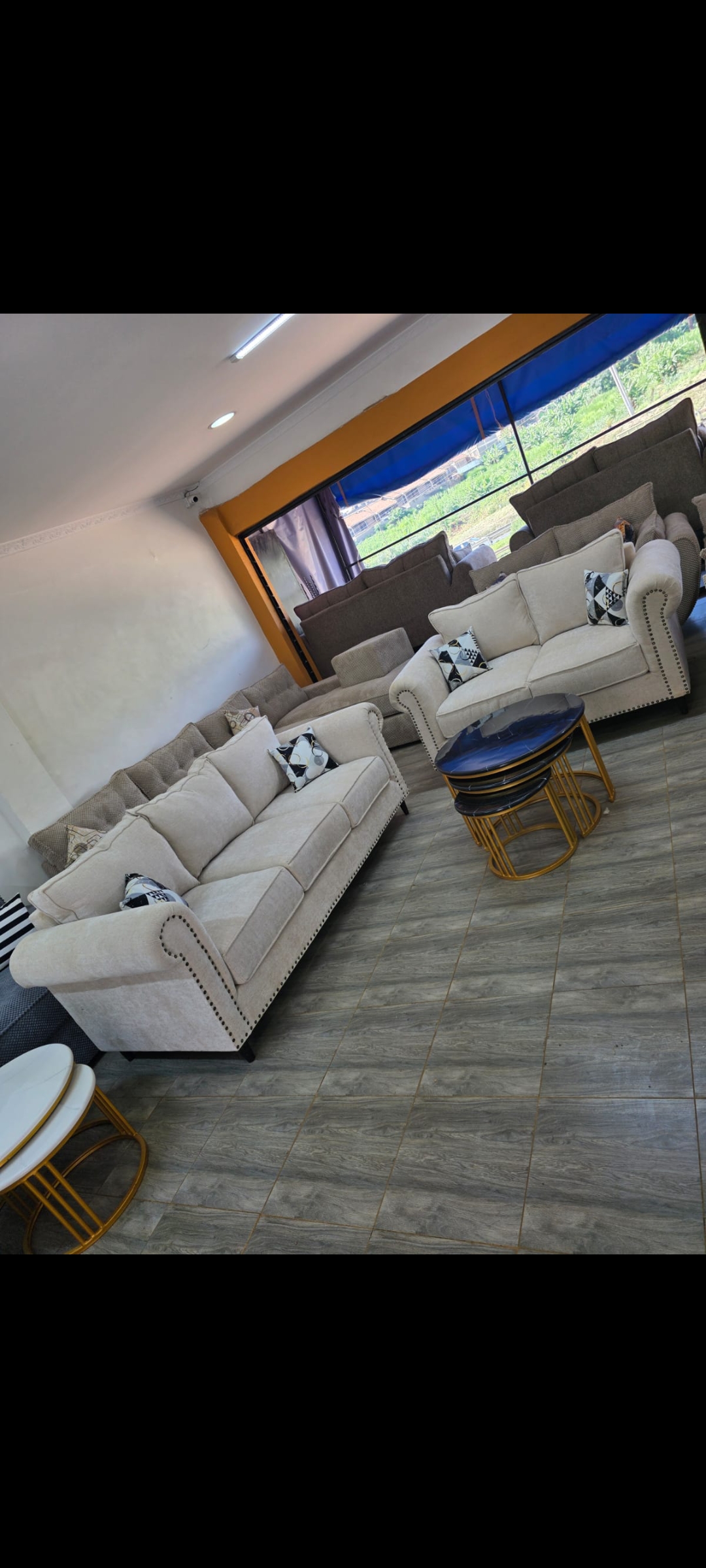 Buffalo Sofa Design Made with Spring Cushions - Design 12