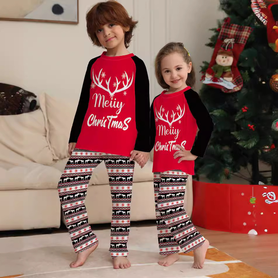 Chrismas pajamas outfit for both adults and kids product image 4