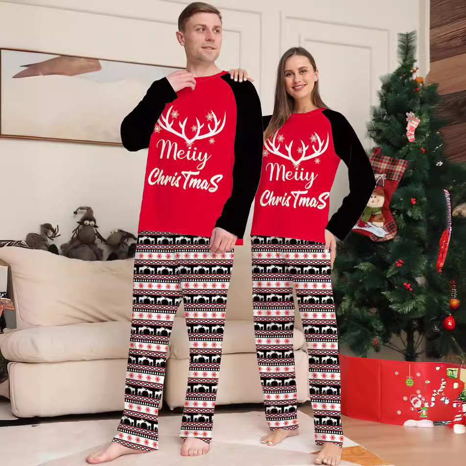 Chrismas pajamas outfit for both adults and kids product image 5