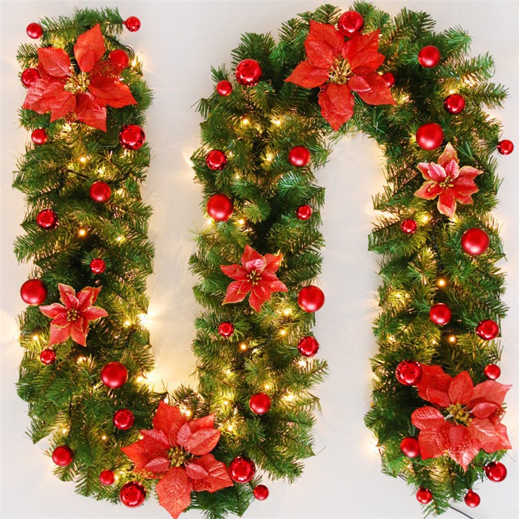 Christmas Garland with flower decoration, product image 4