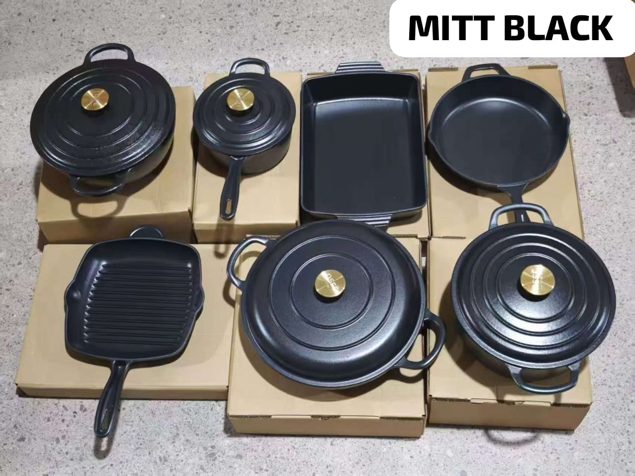 Enamel Cast iron cooking pots