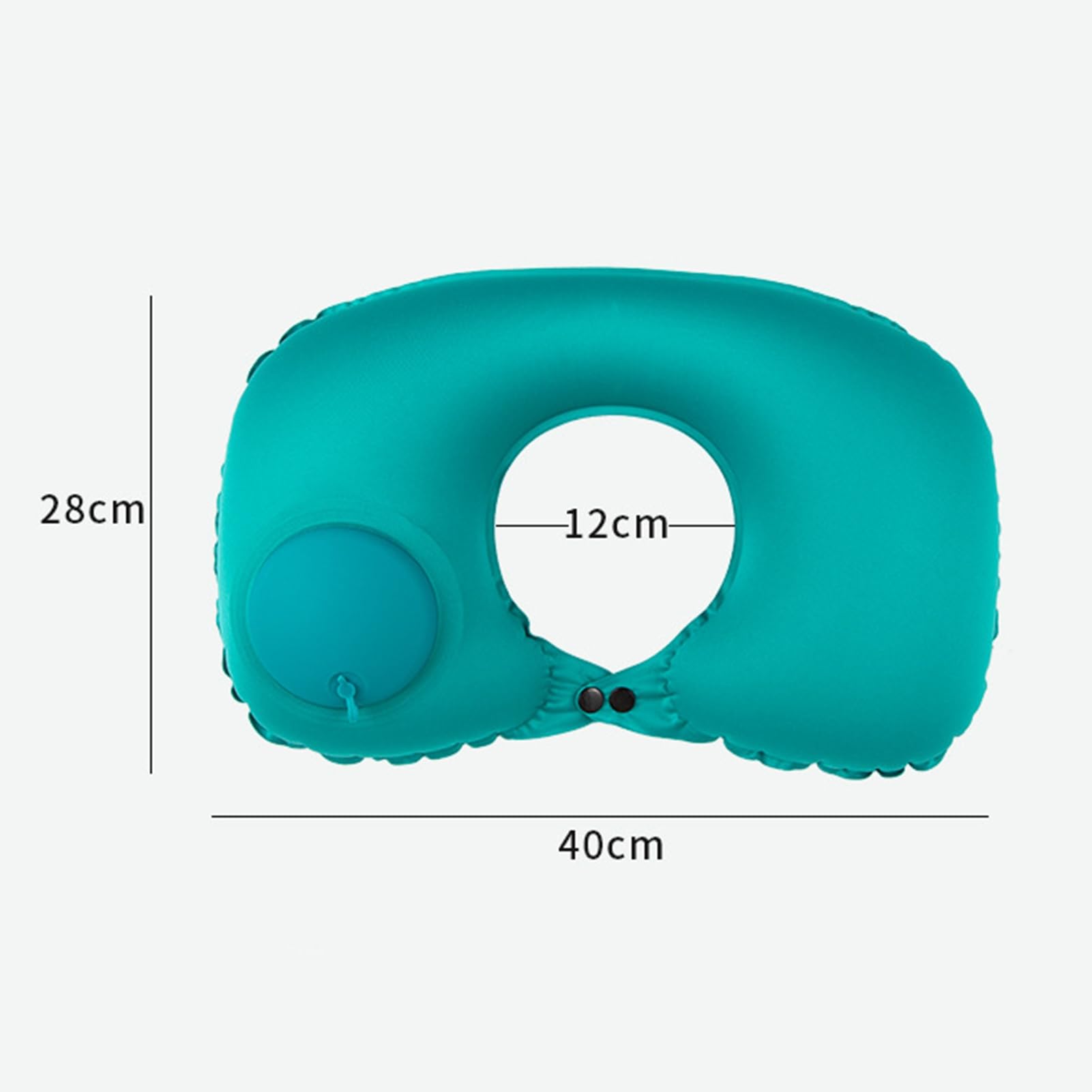 Inflatable travel neck pillow product image 3