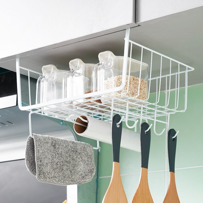 Kitchen Cabinet Under Shelf Double-layer Storage Rack product image 4