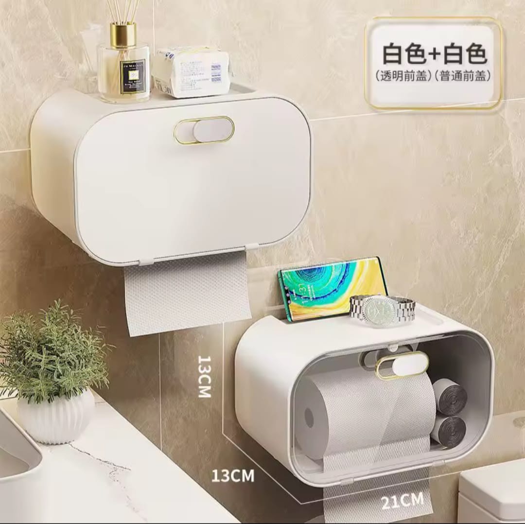 Luxury gold plated wall mounted tissue box product image 4