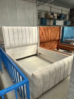 Normal Chester Bed 5ft by 6ft- Cream Fabric