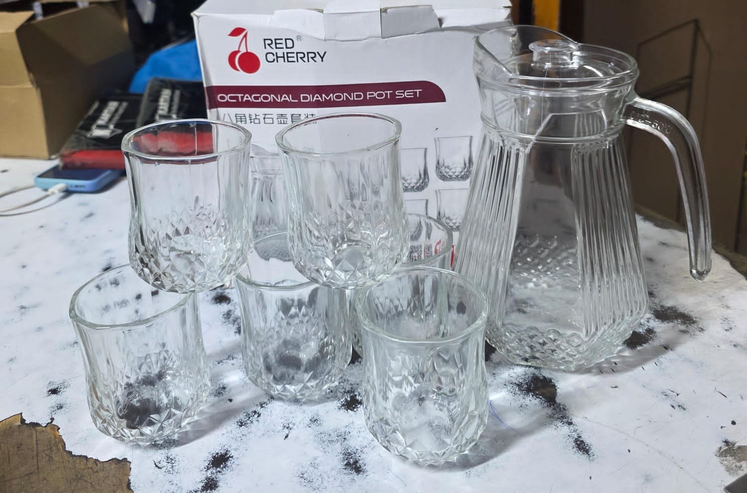 Red berry Water set