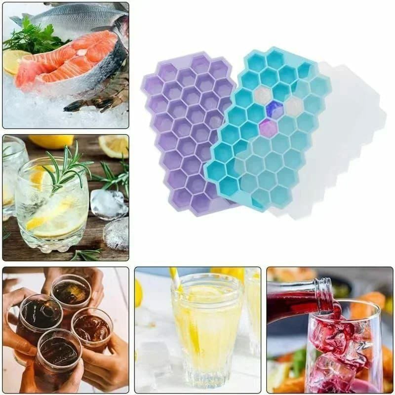 Reusable honeycomb silicone ice cube mould product image 2