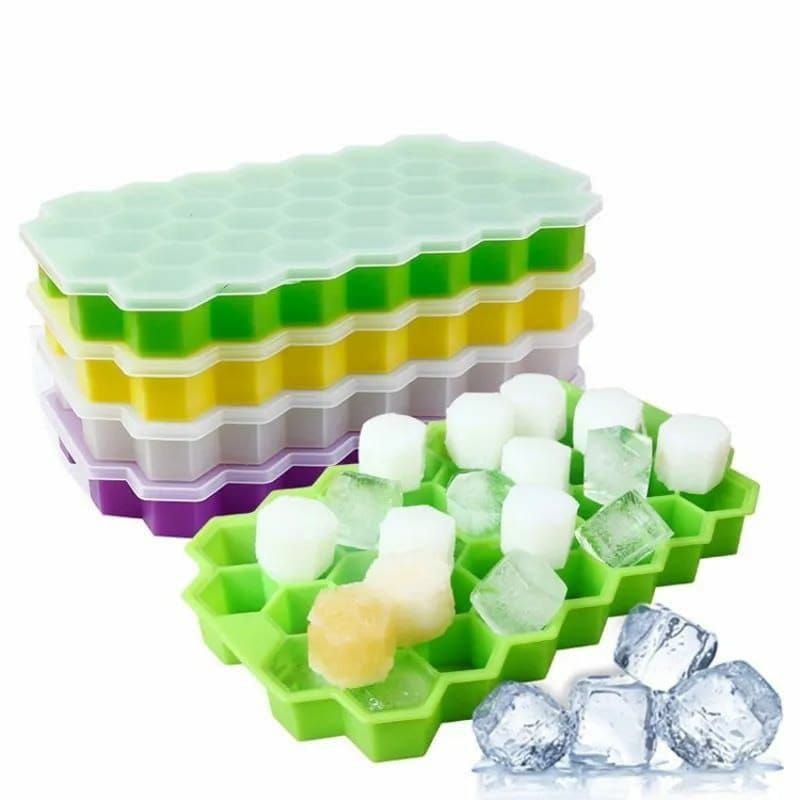 Reusable honeycomb silicone ice cube mould product image 3