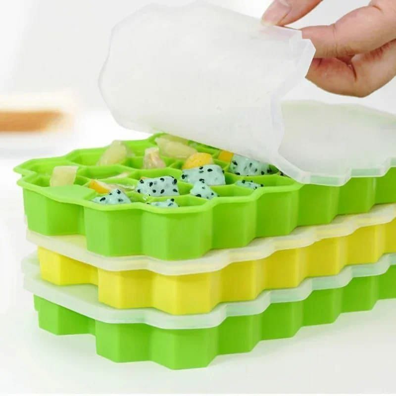 Reusable honeycomb silicone ice cube mould product image 4