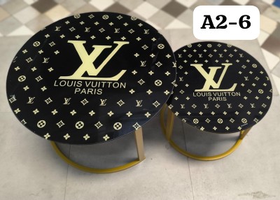 Round Coffee Tables -Marble Top 2pieces - Design 11