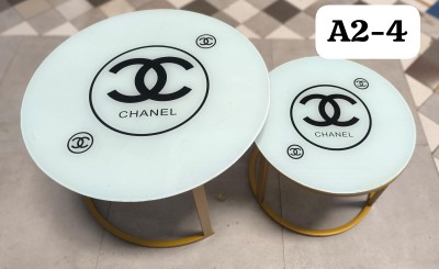 Round Coffee Tables -Marble Top 2pieces- Design 8