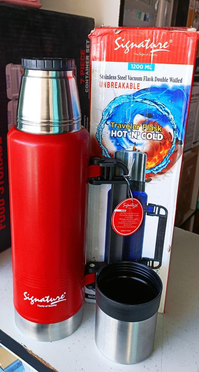 Signature 1ltr unbreakable flasks