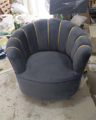 Umbrella design Single Seater(1 seater) Black - Spring Cushions-18,000 each