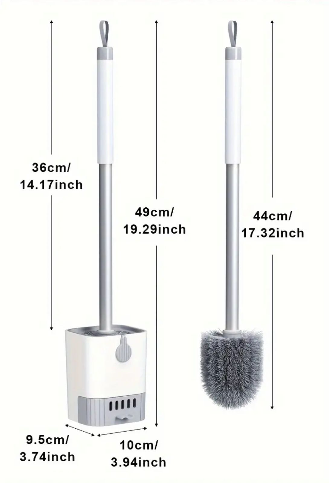 Wall Mounted Long Handle Toilet Cleaning Brush With Holder product image 4