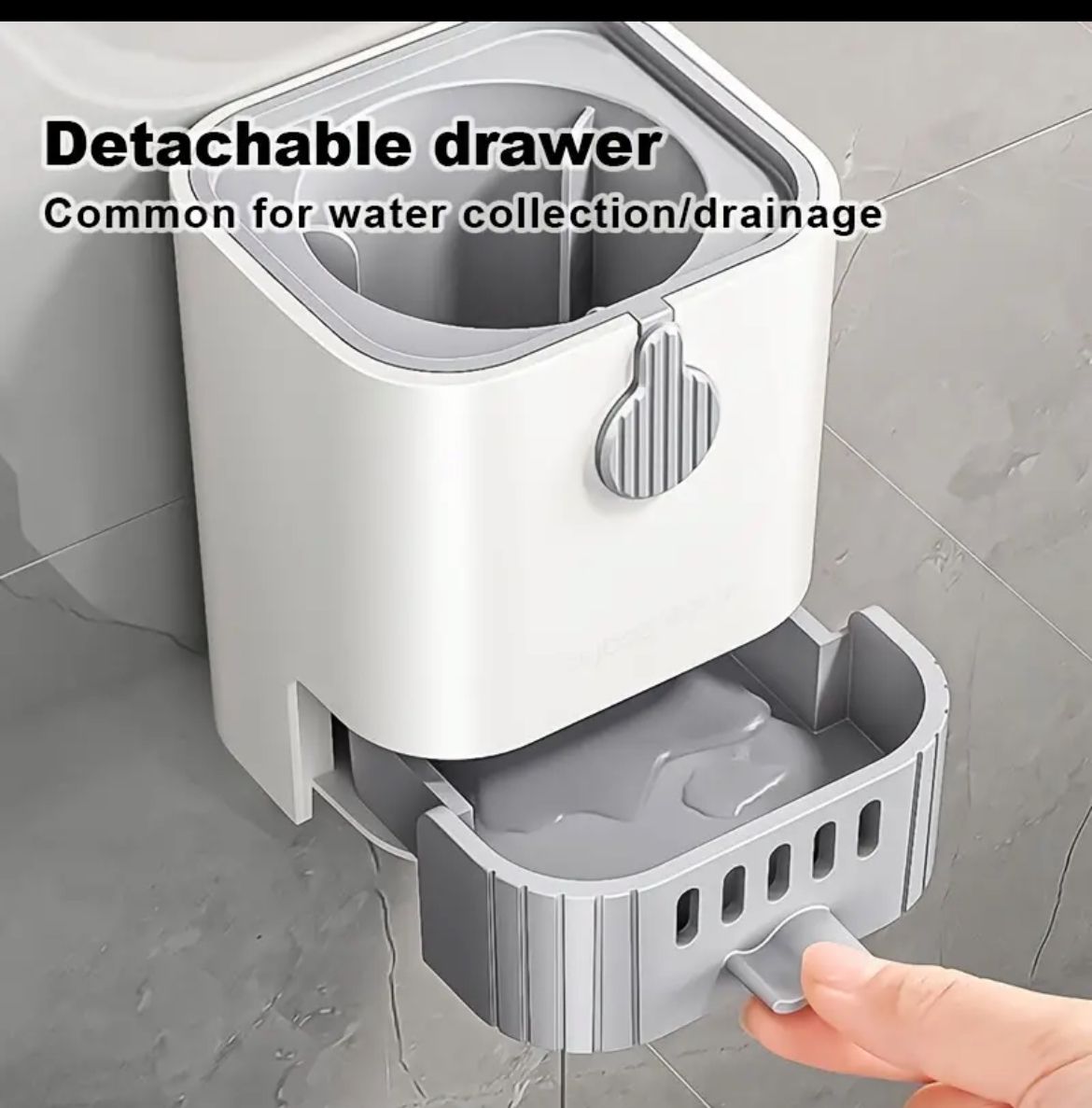 Wall Mounted Long Handle Toilet Cleaning Brush With Holder product image 5