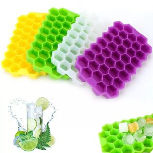 Honeycomb silicone ice cube tray