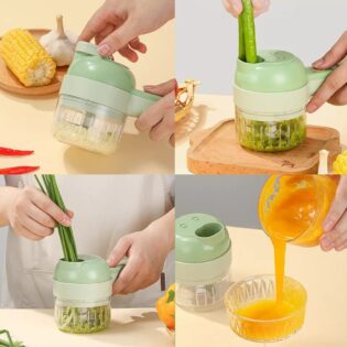 4in1 portable electric vegetable cutter