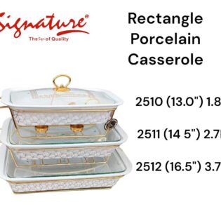 rectangle porcelain casserole set
