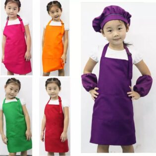 kids fashion apron set