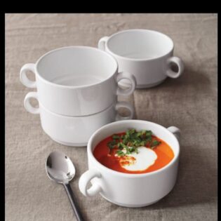 Ceramic soup cups 6pcs