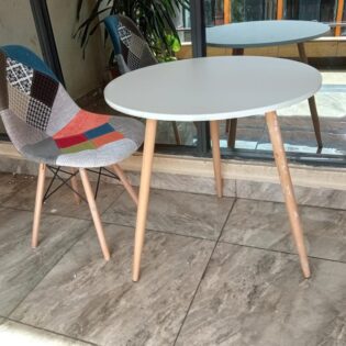 Nordic Wooden Round Table