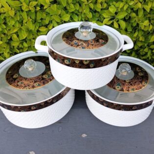 3pcs ceramic serving bowl