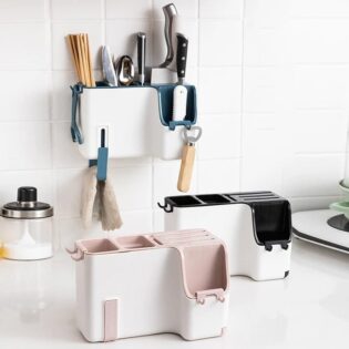Multifunction Wall-mounted Cutlery Holder