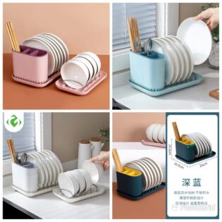Plate Holder with cutlery organiser