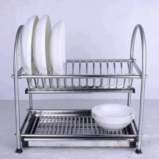 Stainless steel 2tier utensils rack