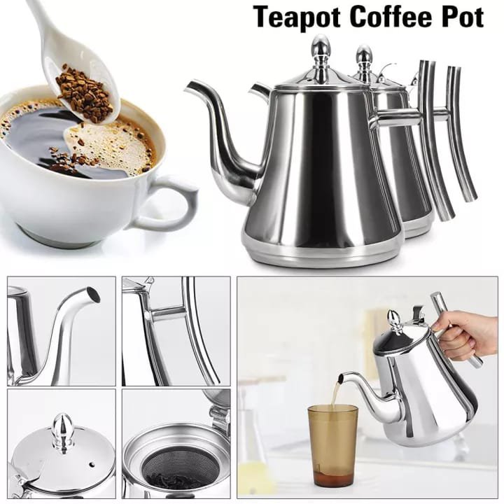 Stainless Steel Tea Pot - Home Supplies Kenya