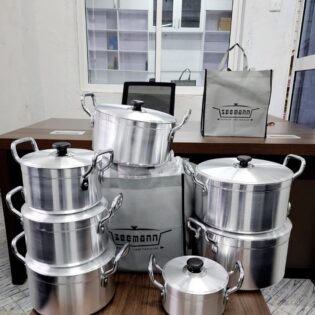 7pcs Aluminium seemann cookware available
