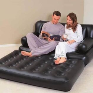 2 seater Bestway inflatable pullout sofa with pump