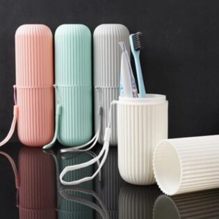 Travel toothbrush holders