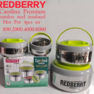 0.8L, 2,4L, 8lts carolina 4pcs hotpots available