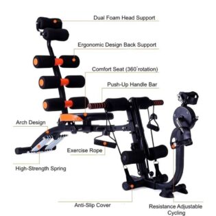 Seven pack/Six Pack with cycle pedals