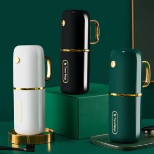 Portable toothbrush/ cosmetic holder