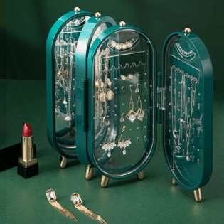 Foldable Jewelry Display Rack Organiser