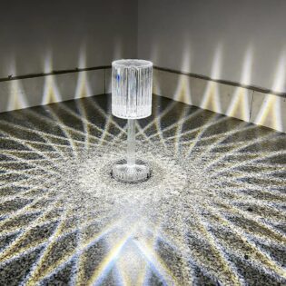 Diamond crystal LED bed /  table lamp led