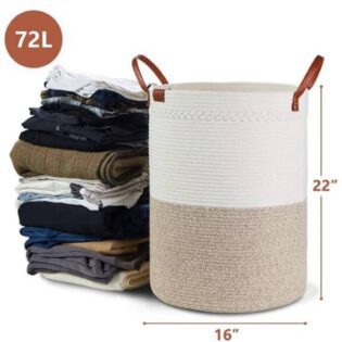 Hand woven multi-purpose basket