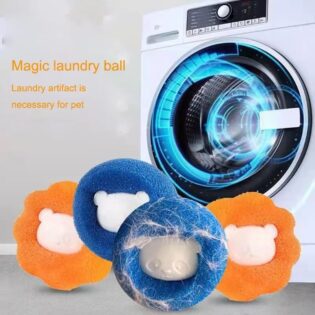 Magic laundry ball / lint remover
