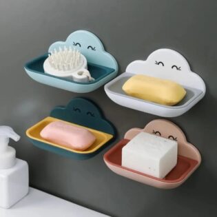 Cloud soap dish one tier