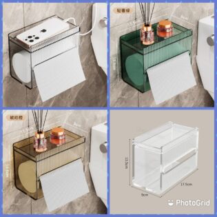 Acrylic tissue / serviette box